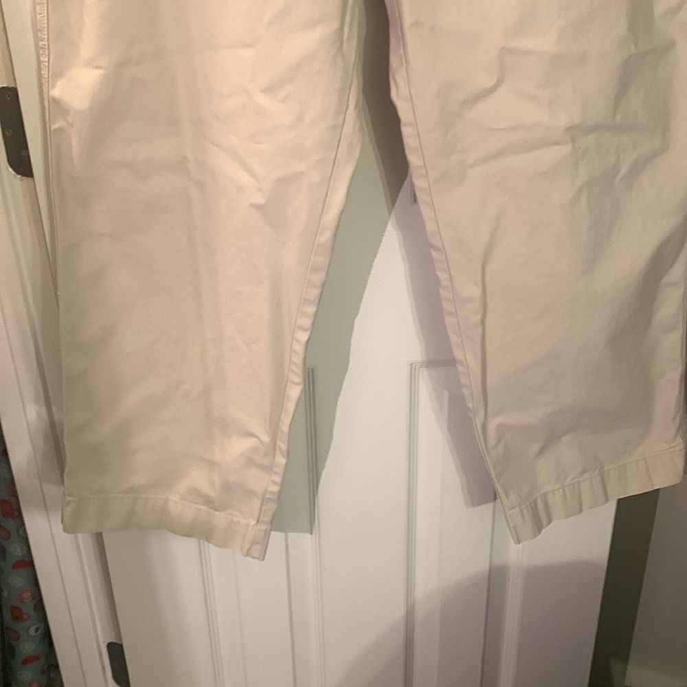 IZOD MENS KHAKI PANTS ROCK WASHED STRAIGHT LEG RELAXED FIT SZ 34/30 - Picture 3 of 8